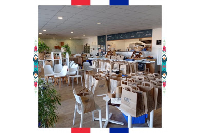 Kiout  l’enseigne de restauration rapide propose un service traiteur à destination des entreprises et collectivités