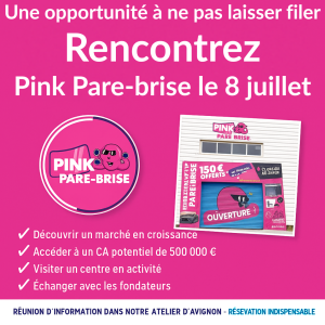 Une opportunité à ne pas laisser filer : Pink Pare-Brise vous ouvre les portes de son atelier à Avignon le 8 juillet