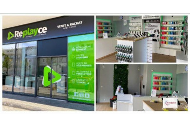 Replayce, le spécialiste de la réparation de smartphones et vente de produits reconditionnés ouvre un nouveau magasin à Mérignac ??