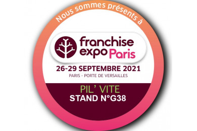 PIL’VITE au salon de la franchise du 26 au 29 septembre 2021