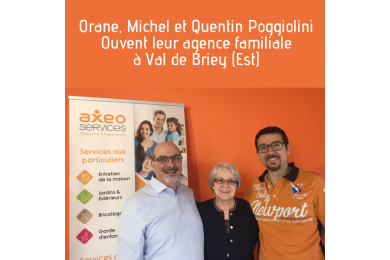 AXEO Services et un bel exemple d’entreprenariat familial