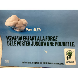 DEGOMME : Le chewing-gum, un fléau à combattre