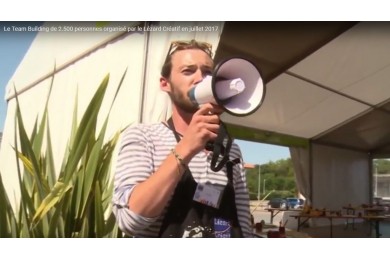 Team Building de 2.500 personnes pour l\'équipe animation du Lézard