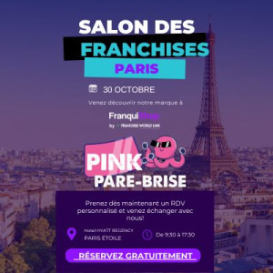 Pink Pare-Brise présente sa franchise à FranquiShop Paris 2025