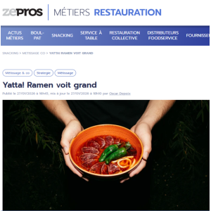 Yatta ! Ramen séduit la presse