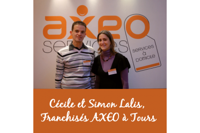 Cécile et Simon Lalis, Franchisés Axeo à Tours