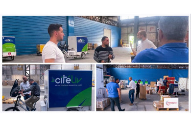 Première réunion d’information pour Citéliv le spécialiste de livraison de proximité écologique.