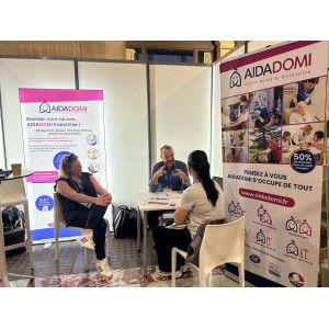 AIDADOMI présente au salon de la franchise à Marseille