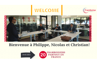 Framboise accueille 3 nouveaux consultants en franchise dans son réseau