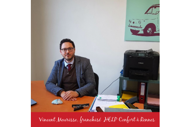 Vincent Meurisse, franchisé HELP Confort à Rennes