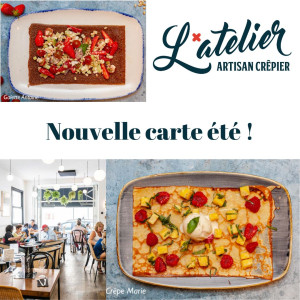 L'ATELIER ARTISAN CREPIER dévoile sa nouvelle carte été