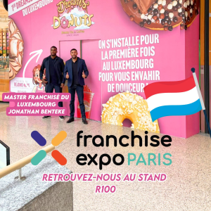 Jonathan Benteke présent aux côtés de Dreams Donuts au Franchise Expo Paris